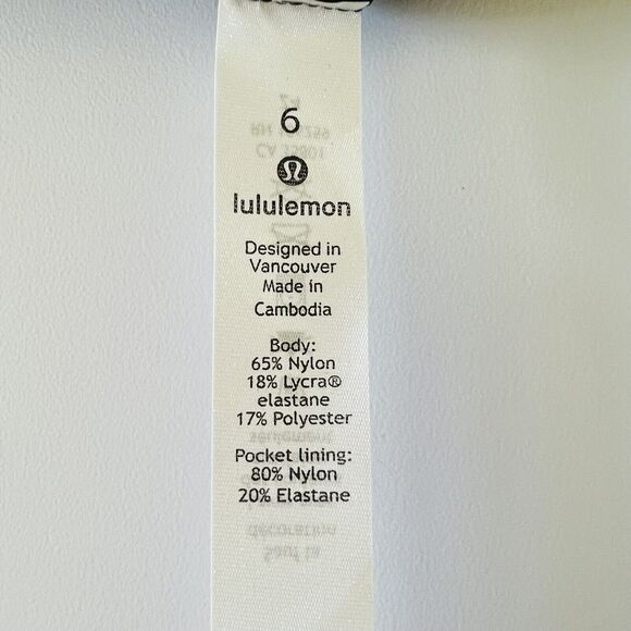 LULULEMON ATHLETICA Knit Heathered Black Speed Up MR Tight 28" Leggings - US 6 - Picture 7 of 9